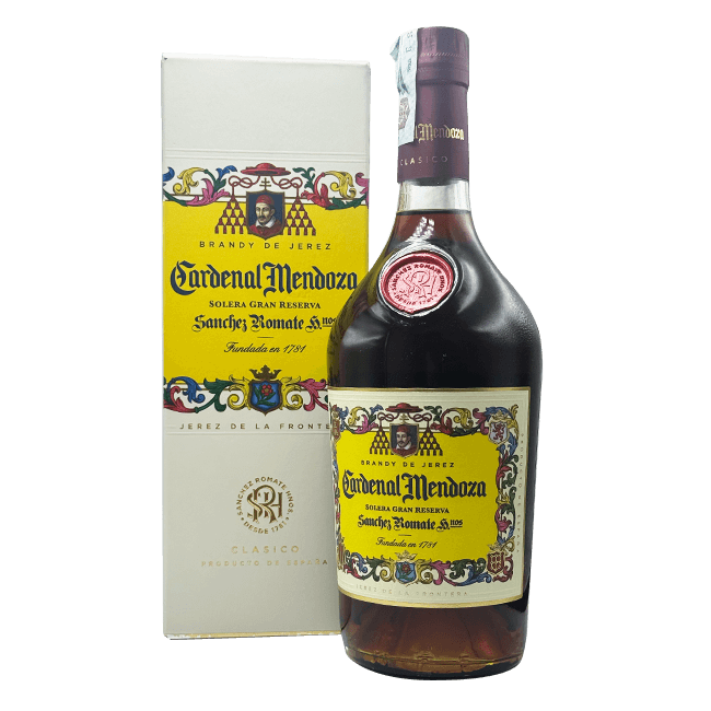 Rinaldi Brandy De Jerez | Cardenal Mendoza | Solera Gran Reserva | 40,0% | 70 Cl. LIQUORI Organic Beer