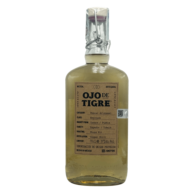 Rinaldi Ojo De Tigre | Mezcal Artigianale | Reposado | 37,0% | 70 Cl. LIQUORI Organic Beer