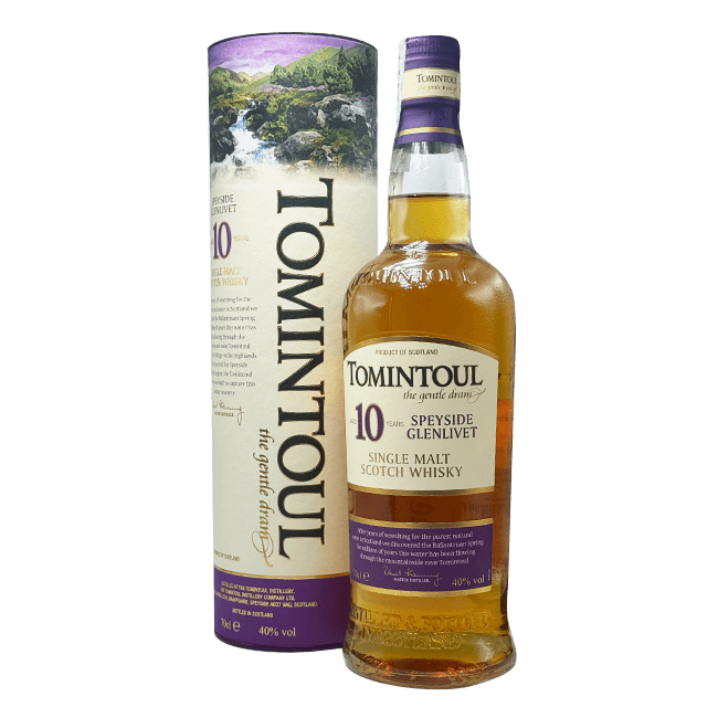 Rinaldi Tomintoul | Single Malt Scotch Whisky (Aged 10 Years) | 40,0% | 70 Cl. LIQUORI Organic Beer