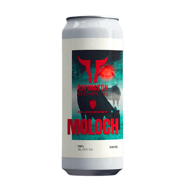 Lattina 50 Cl. della birra artigianale Molloch di Rivington Brewing Co, Chorley