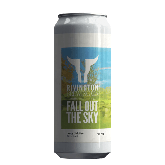 Lattina 50 Cl. della birra artigianale Fall Out The Sky di Rivington Brewing Co, Chorley
