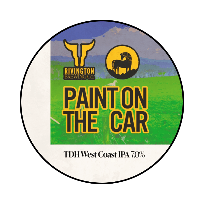 Keykeg 30 Lt. della birra artigianale Paint On The Car di Rivington Brewing Co, Chorley