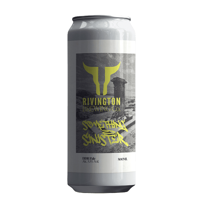 Lattina 50 Cl. della birra artigianale Something Sinister di Rivington Brewing Co, Chorley