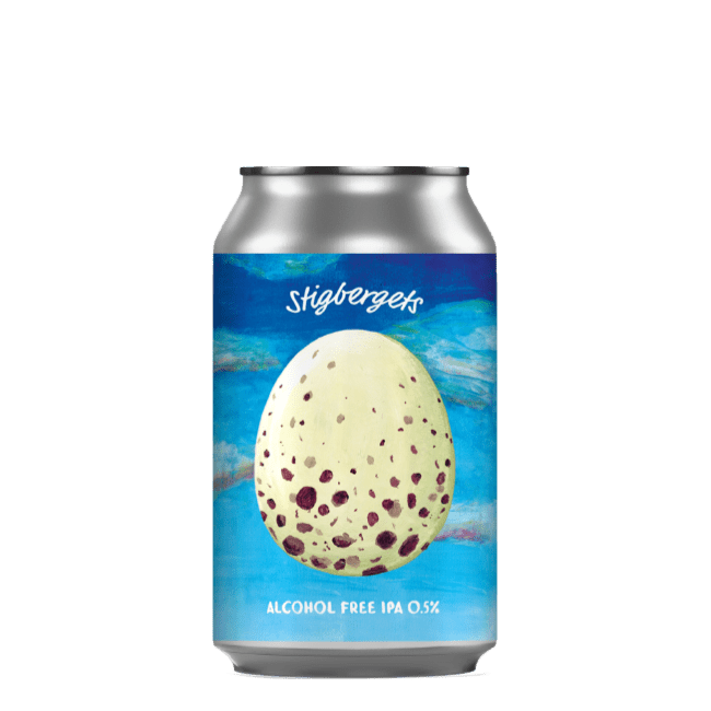 Stigbergets Stigbergets | Ägget Alcohol Free | 0,5% | Lattina 33 Cl. 33 CL Organic Beer