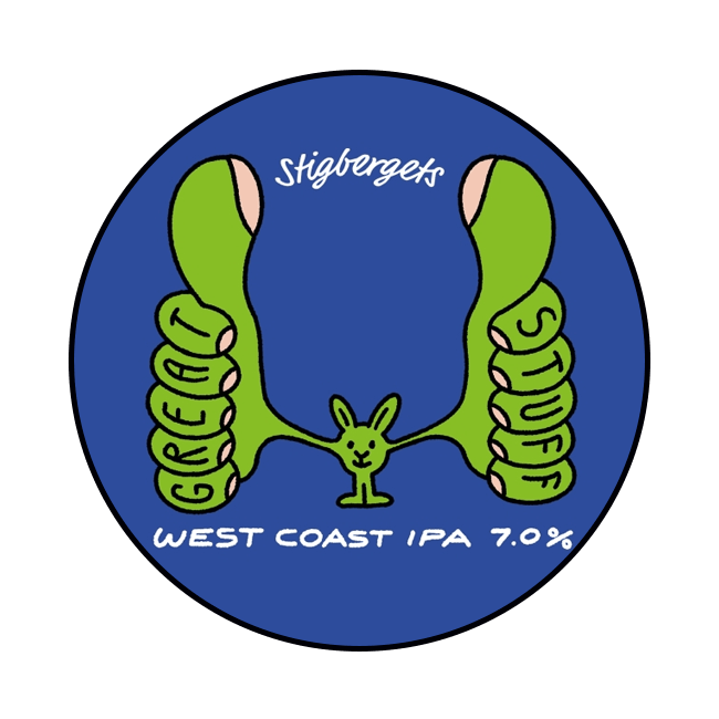 Stigbergets Stigbergets | Great Stuff | 7,0% | Keykeg 30 Lt. 30 LT Organic Beer