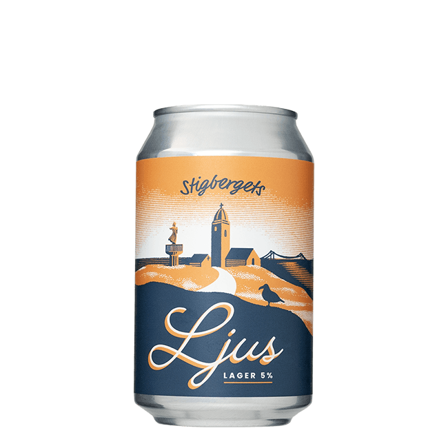 Stigbergets Stigbergets | Ljus Gluten Free | 5,0% | Lattina 33 Cl. 33 CL Organic Beer