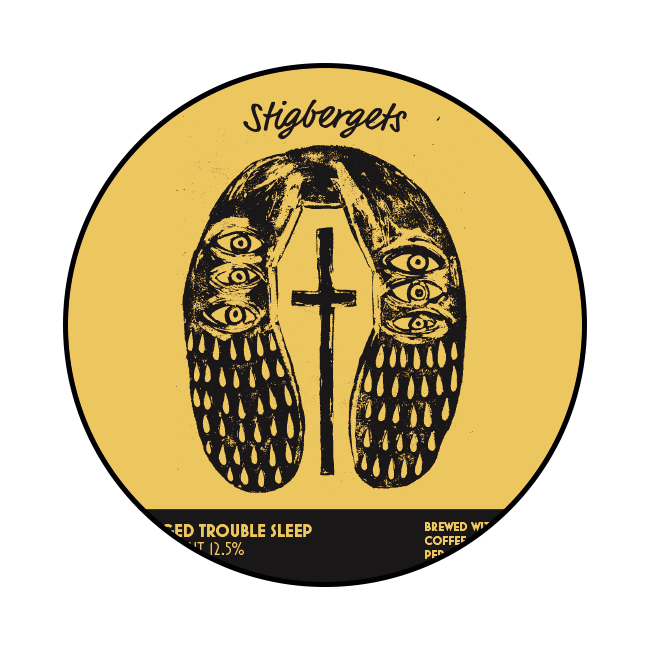 Keykeg 20 Lt. della birra artigianale Trouble Sleep BA di Stigbergets, Göteborg