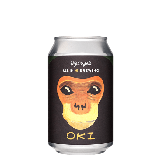 Lattina 33 Cl. della birra artigianale OKI di Stigbergets, Göteborg