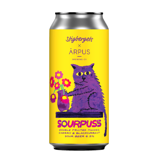 Lattina 44 Cl. della birra artigianale Sourpuss di Stigbergets, Göteborg