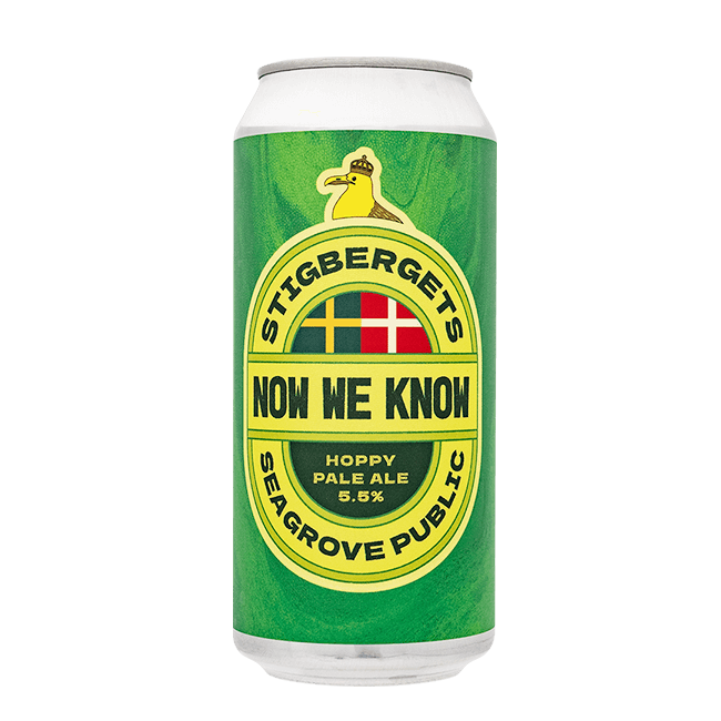 Stigbergets Stigbergets x Seagrove Public | Now We Know | 5,5% | Lattina 44 Cl. 44 CL Organic Beer