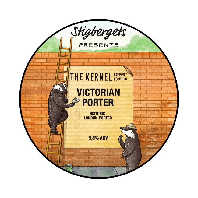 Keykeg 30 Lt. della birra artigianale Victorian Porter di Stigbergets, Göteborg