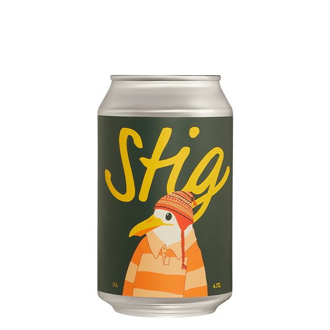 Lattina 33 Cl. della birra artigianale Stig di Stigbergets, Göteborg