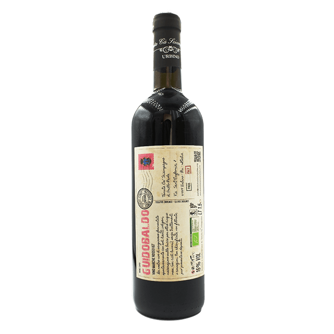 Tenuta Ca' Sciampagne | Guidobaldo 2020 | 15% | Vino Rosso Naturale BIO | Rifermentato | Bottiglia 75 Cl.
