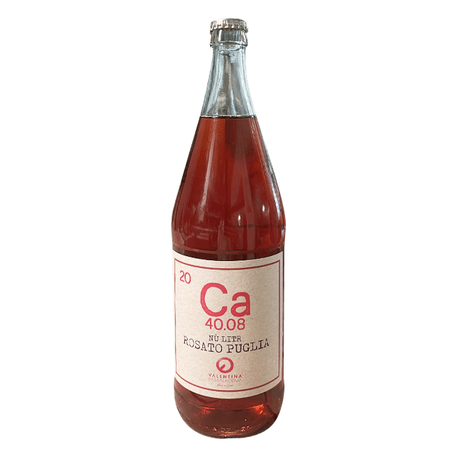 Valentina Passalacqua Passalacqua | Nu Litr Rosé IGP | 12,5% | Vino Rosato 1 Lt. 1 LT Organic Beer