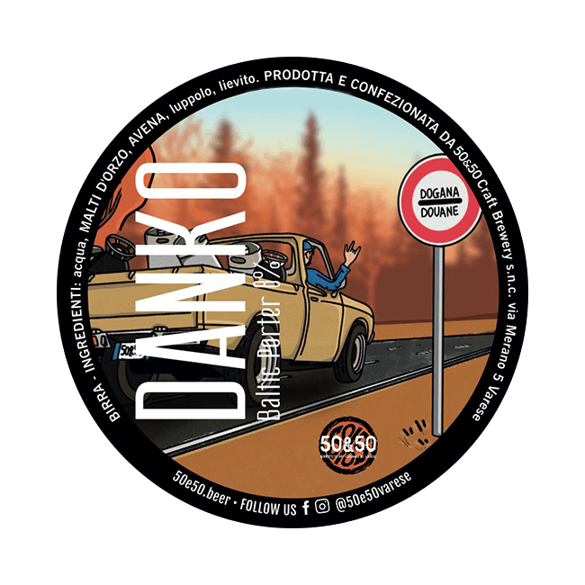 50&50 50&50 | Danko | 8,0% | Acciaio 20 Lt. Baionetta 20 LT ACCIAIO Organic Beer