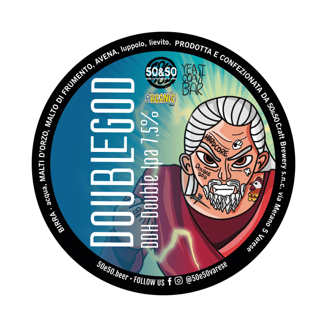 Fusto Acciaio 25 Lt. della birra artigianale Double God di 50&50, Varese