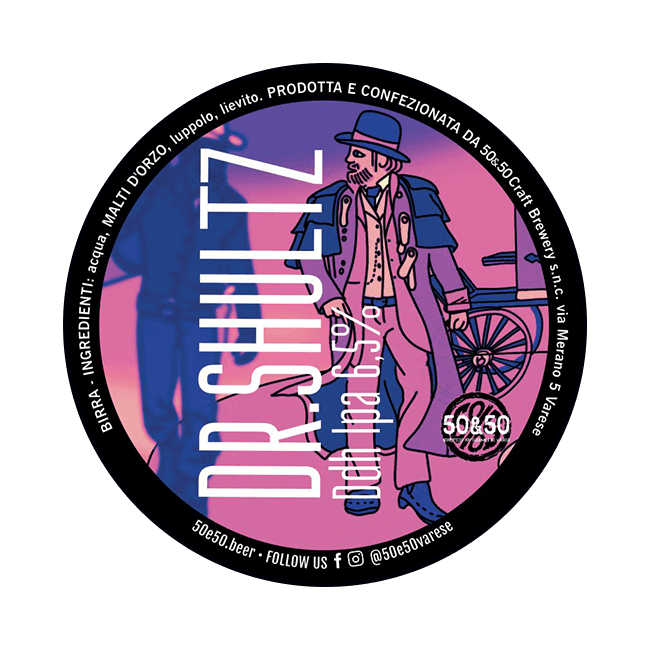 Fusto Acciaio 25 Lt. della birra artigianale Dr. Shulz di 50&50, Varese