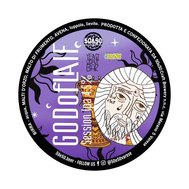 Fusto Acciaio 25 Lt. della birra artigianale God Of Laif di 50&50, Varese