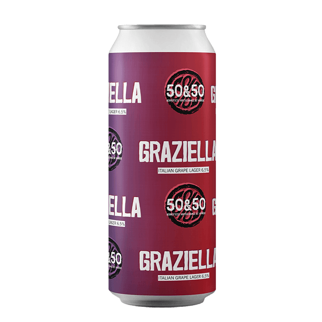 50&50 50&50 ∣ Graziella ∣ 6,5% ∣ 40 Cl. (Ct 12 Pz) 40CL Organic Beer