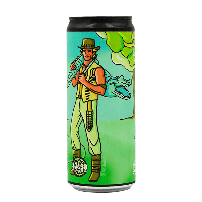Lattina 33 Cl. della birra artigianale Mr Crocodile di 50&50, Varese