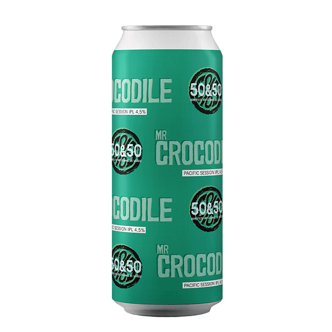 50&50 50&50 ∣ Mr Crocodile ∣ 4,5% ∣ 40 Cl. (Ct 12 Pz) 40CL Organic Beer