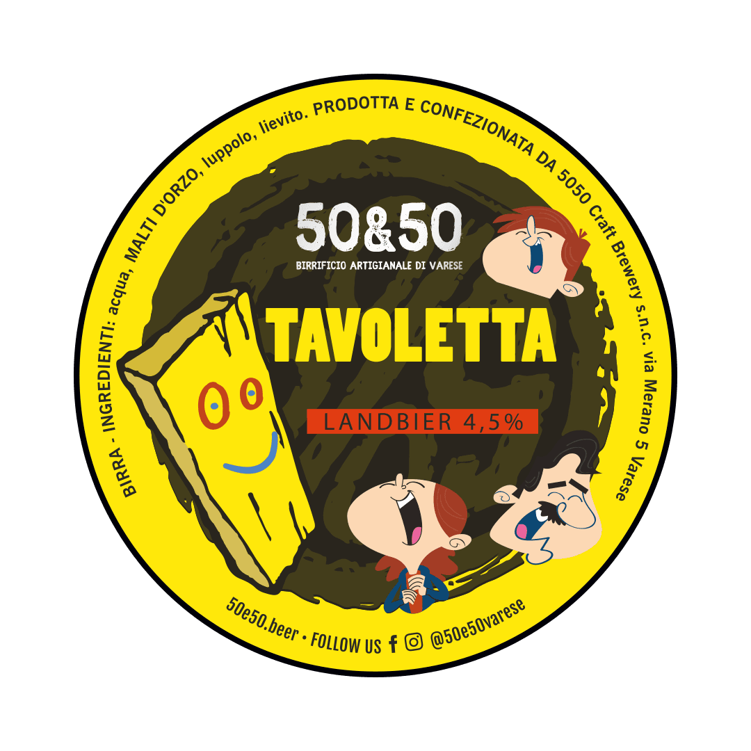 Fusto Acciaio 30 Lt. della birra artigianale Tavoletta di 50&50, Varese