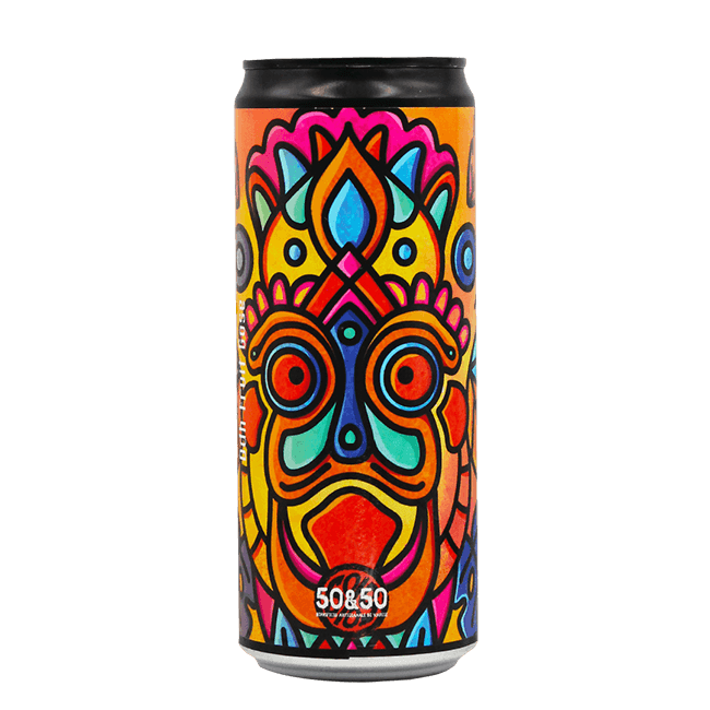 Lattina 33 Cl. della birra artigianale Tiki di 50&50, Varese