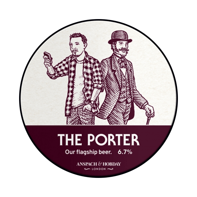 Keykeg 30 Lt. della birra artigianale The Porter di Anspach & Hobday, Londra