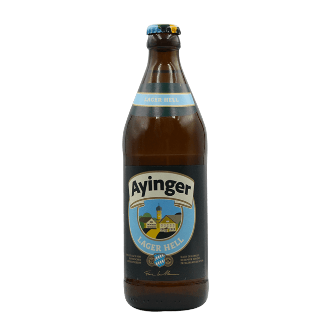 Ayinger Ayinger | Lager Hell | 4,9% | Bottiglia 50 Cl. (Ct 20 Pz) 50 CL Organic Beer