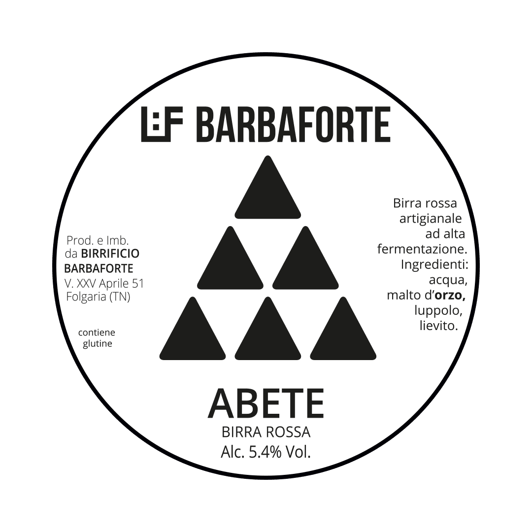 Polykeg 24 Lt. della birra artigianale Abete di Barbaforte, Folgaria