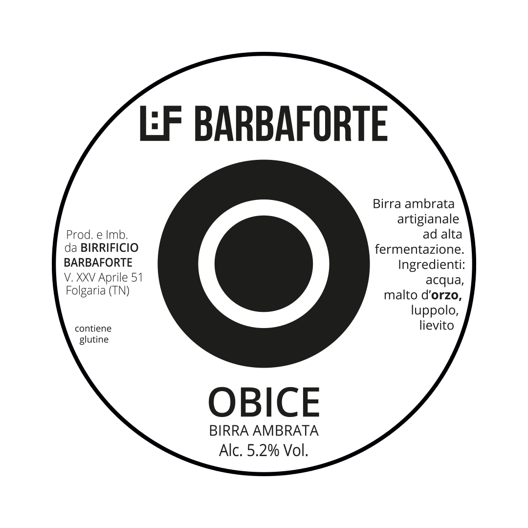 Polykeg 24 Lt. della birra artigianale Obice di Barbaforte, Folgaria