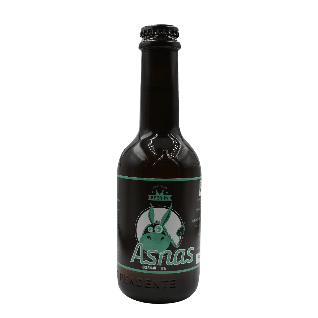 Bottiglia 33 Cl. della birra artigianale Asnas di Beer In, Trivero