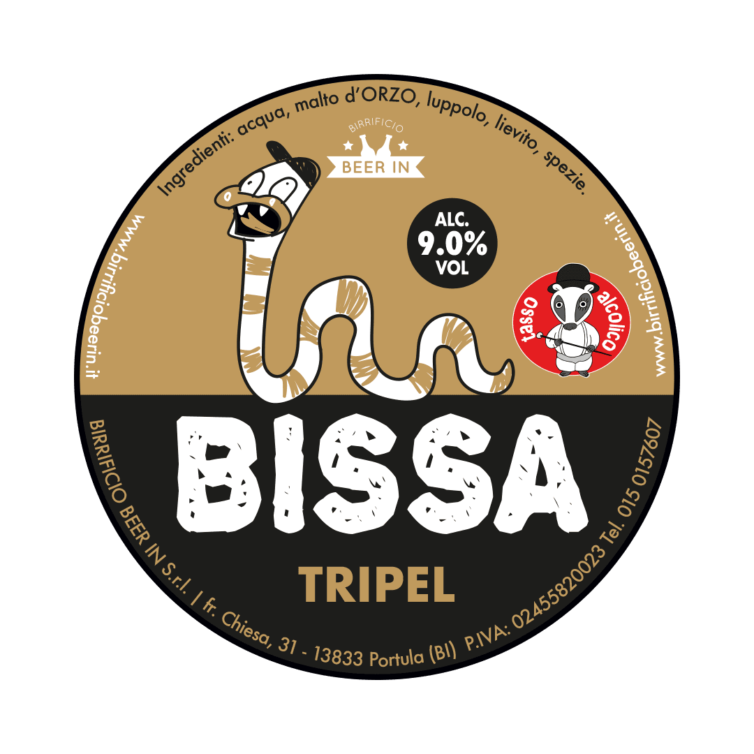 Beer In Beer In ∣ Bissa ∣ 9% ∣ Keykeg con Sacca 30 Lt. 30 LT Organic Beer