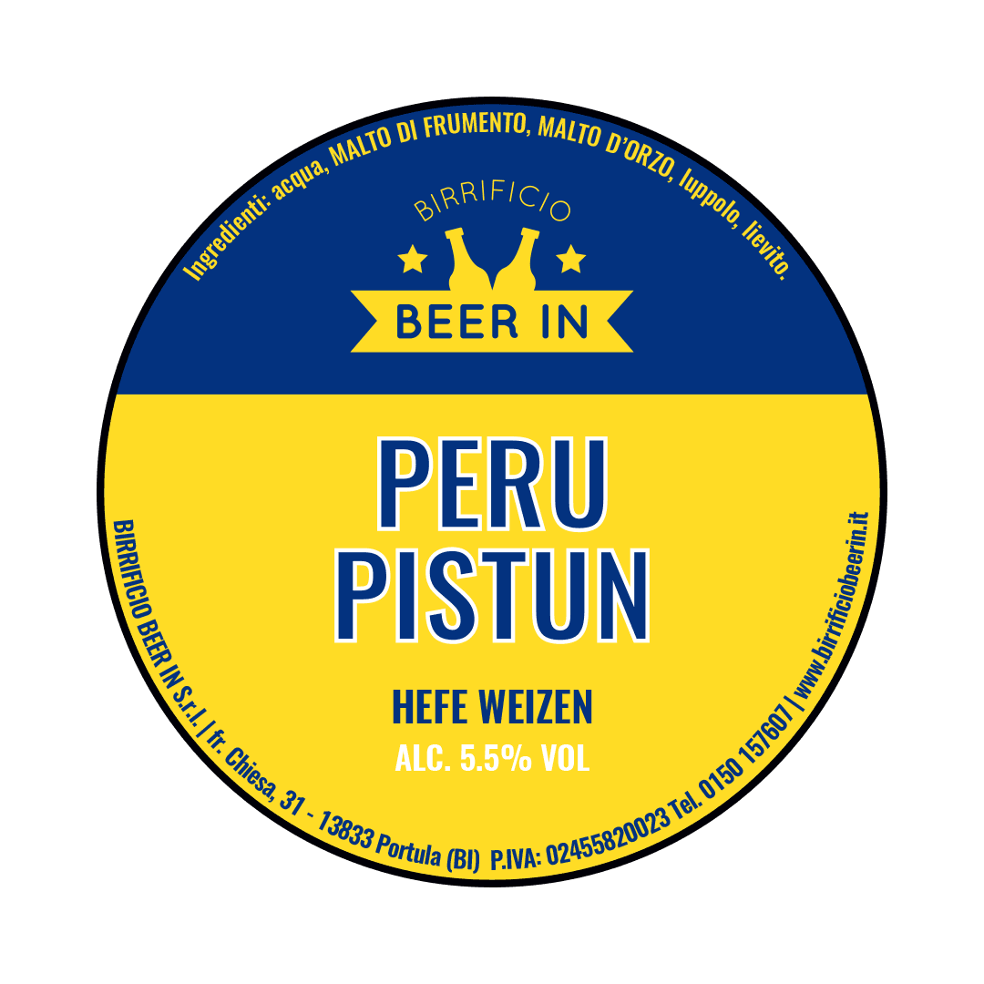 Beer In Beer In | Peru Pistun | 5,5% | Polykeg con Sacca 24 Lt. 24 LT Organic Beer
