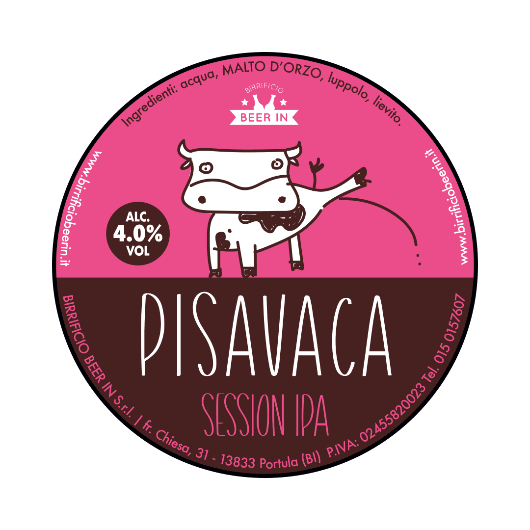 Beer In Beer In ∣ Pisa Vaca ∣ 4% ∣ Keykeg con Sacca 20 Lt. 20 LT Organic Beer