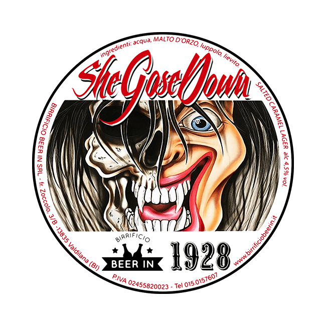 Polykeg 20 Lt. della birra artigianale She Gose Down di Beer In, Trivero