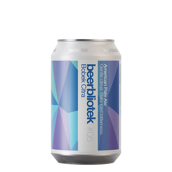 Lattina 33 Cl. della birra artigianale Bobek Citra di Beerbliotek, Göteborg