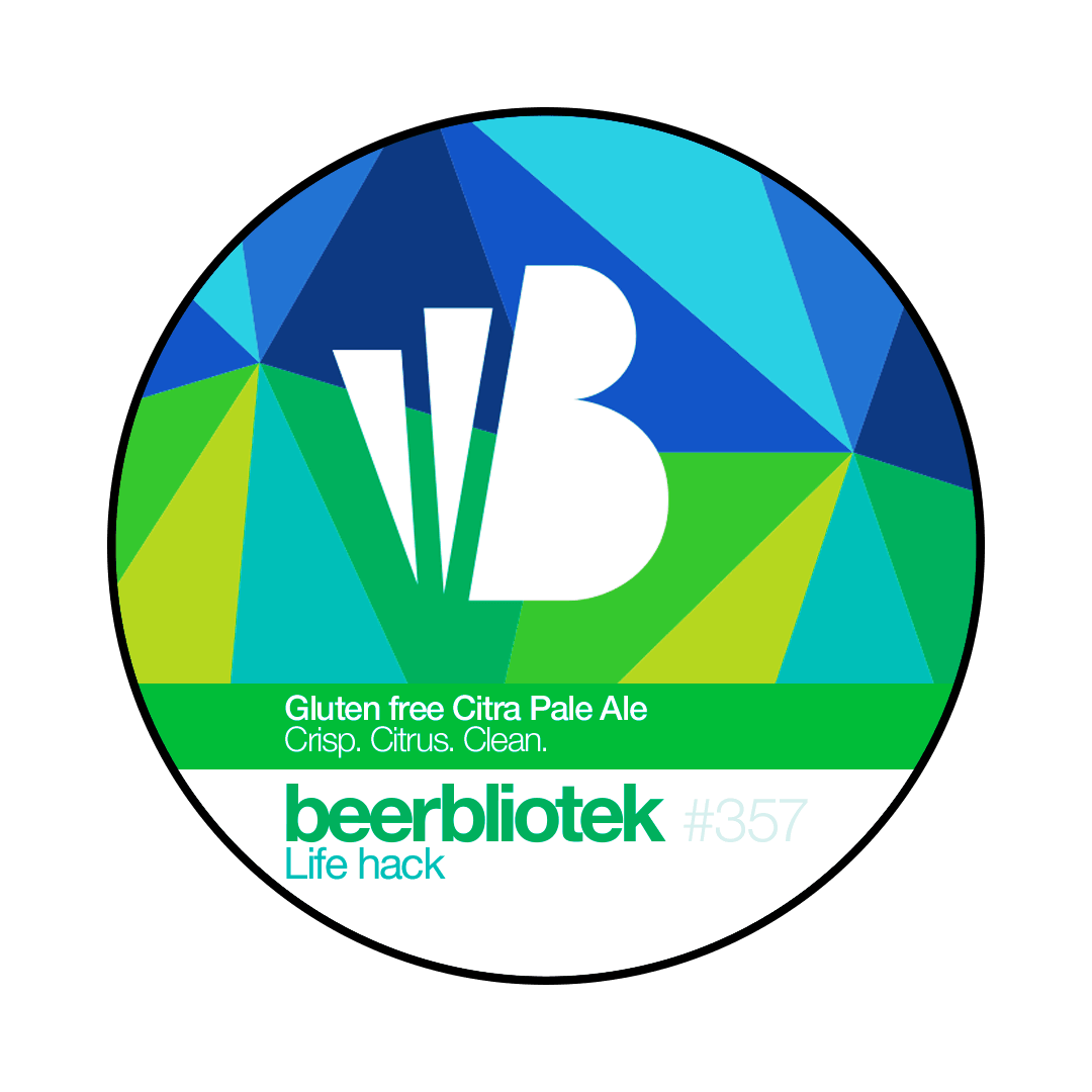 Beerbliotek Beerbliotek | Life Hack Gluten Free | 5,5% | Keykeg con Sacca 30 Lt. 30 LT Organic Beer
