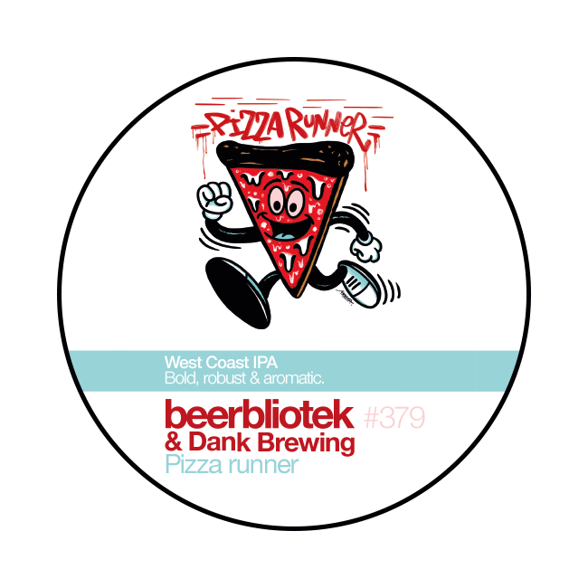 Beerbliotek Beerbliotek x Dank Brewing | Pizza Runner | 6,4% | Keykeg Con Sacca 30 Lt. 30 LT Organic Beer