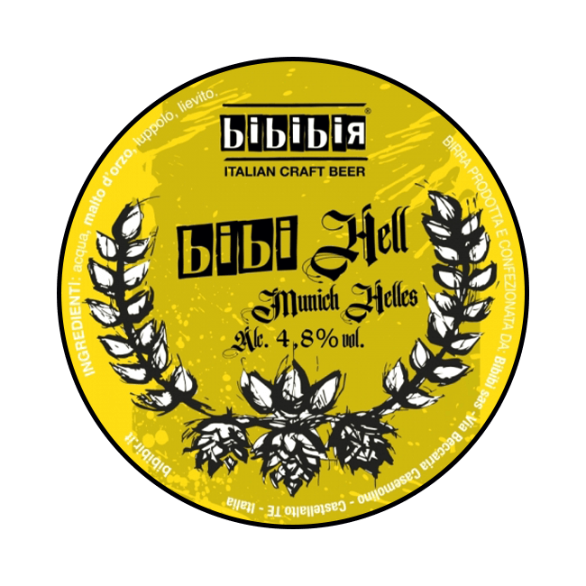 Bibibir Bibibir | Bibi Hell | 4,8% | Acciaio 30 Lt. Baionetta 30 LT ACCIAIO Organic Beer