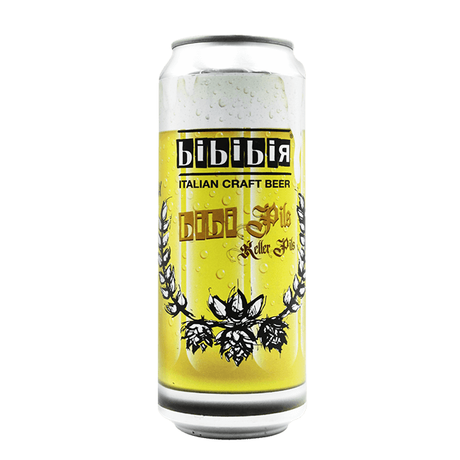 Bibibir Bibibir ∣ Bibi Pils ∣ 4,9% ∣ 50 Cl. (Ct. 12 Pz) 50 CL Organic Beer