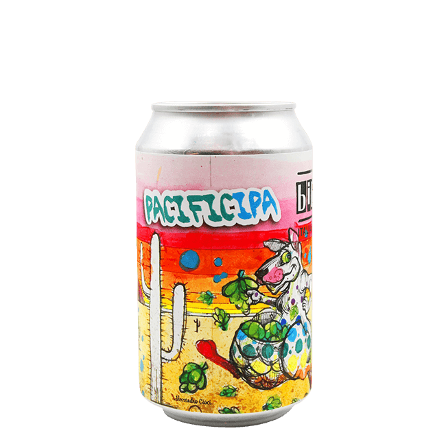 Lattina 33 Cl. della birra artigianale Pacific IPA di Bibibir, Castellalto