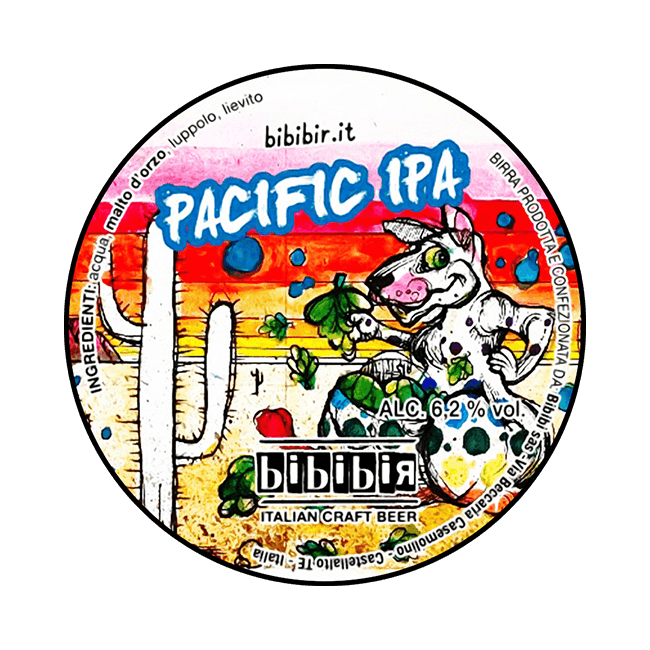 Polykeg 24 Lt. della birra artigianale Pacific IPA di Bibibir, Castellalto