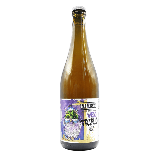 Bottiglia 75 Cl. della birra artigianale Vedo Triplo di Bibibir, Castellalto