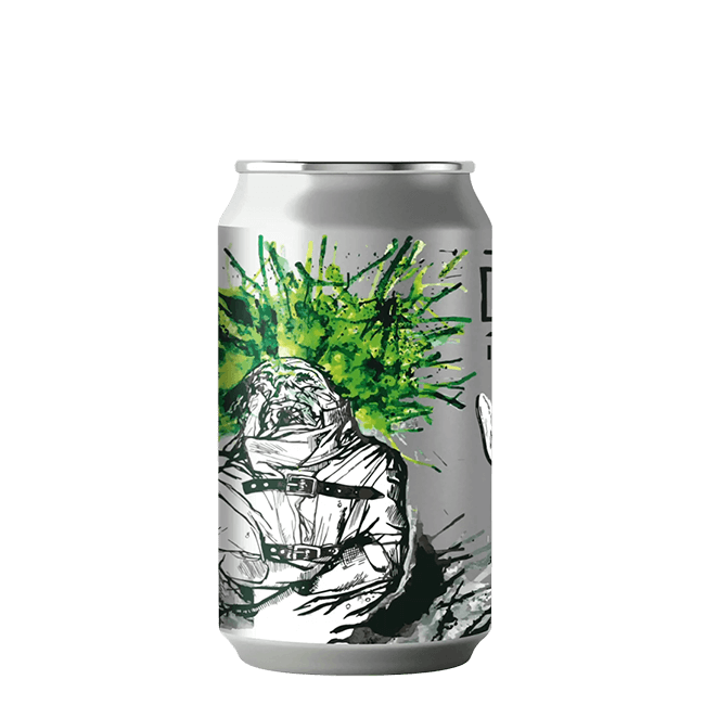 Lattina 33 Cl. della birra artigianale White Shock di Bibibir, Castellalto