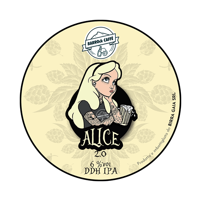 Birra Gaia Birra Gaia ∣ Alice 2.0 ∣ 6% ∣ Acciaio 20 Lt. (Baionetta) 20 LT ACCIAIO Organic Beer
