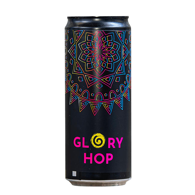 Lattina 33 Cl. della birra artigianale Glory Hop di Birra Gaia, Carate Brianza