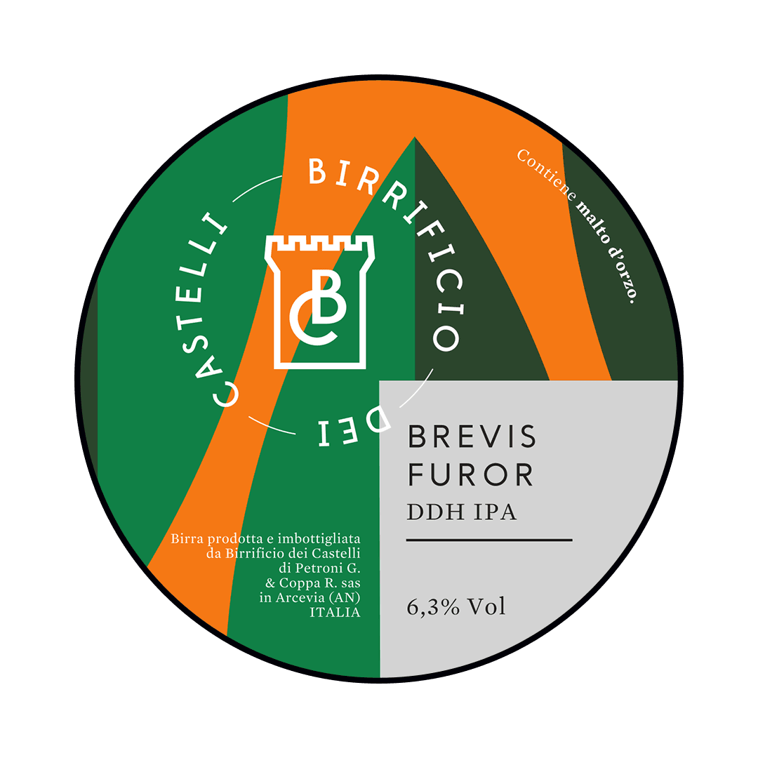 Polykeg con Sacca 24 Lt. della birra artigianale Brevis Furor del Birrificio dei Castelli, Arcevia