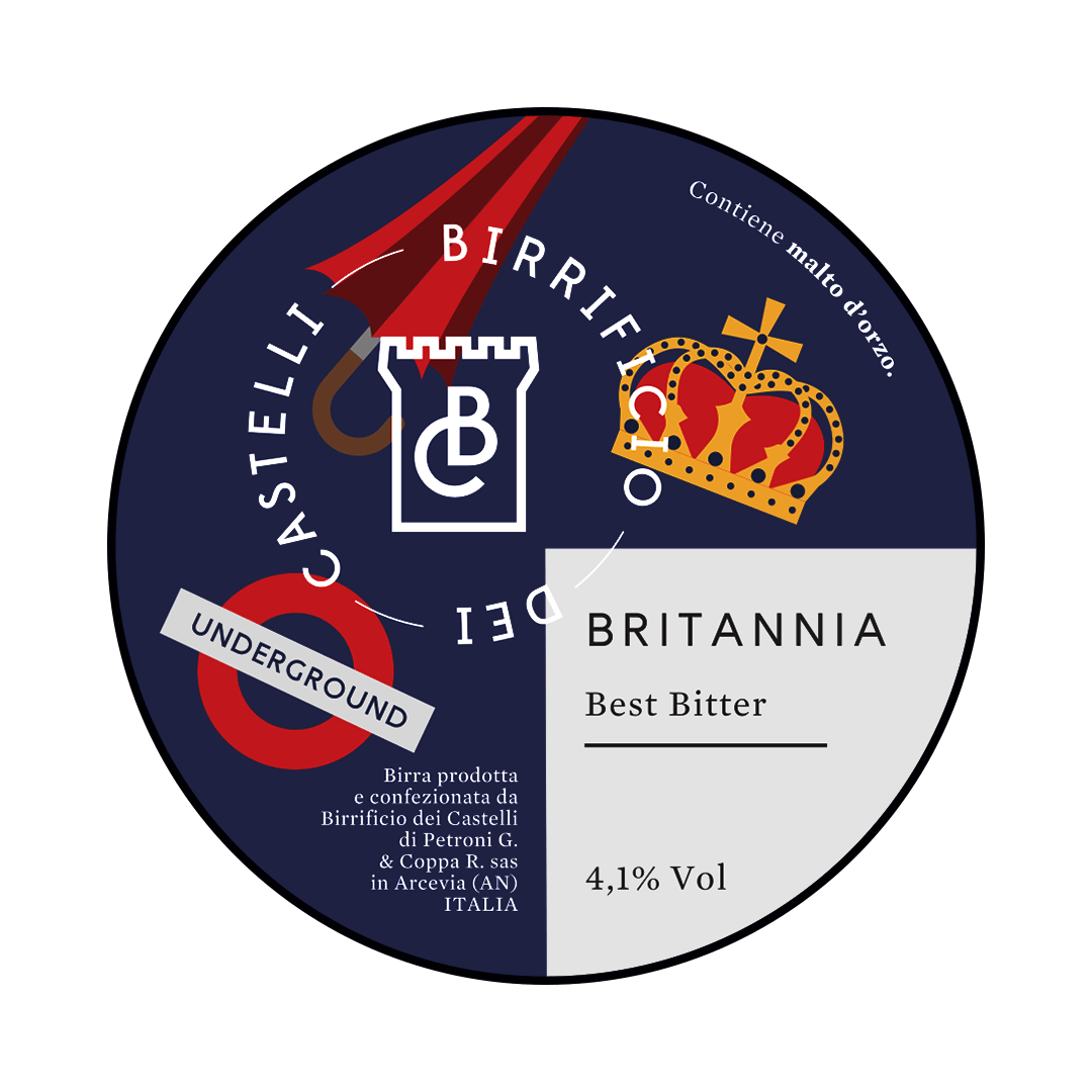 Birrificio dei Castelli Birrificio dei Castelli | Britannia | 4,1% | Polykeg 24 Lt. (Baionetta) Organic Beer