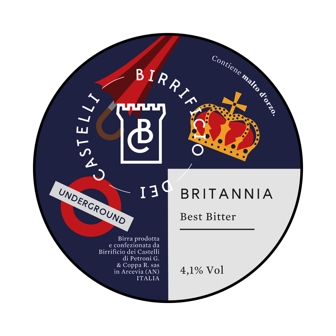 Polykeg 24 Lt. della birra artigianale Britannia del Birrificio dei Castelli, Arcevia